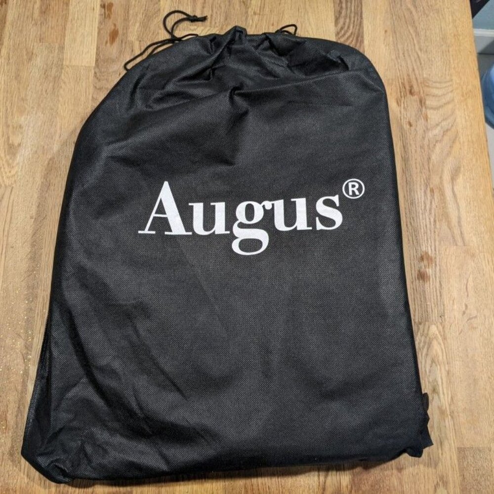 Augus Business Travel Briefcase Genuine Leather Duffel Bags for Men Laptop Bag